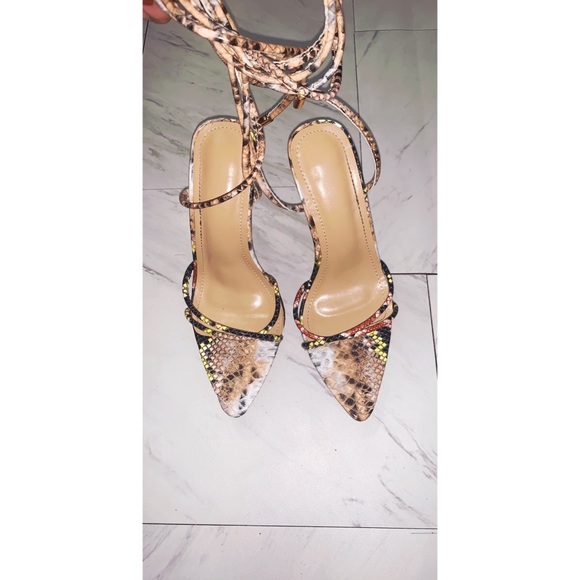 Snake Skin Heels - Picture 5 of 9